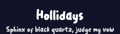 Hollidays by Creatype Studio — Script Handwritten Font — thumbnail 2