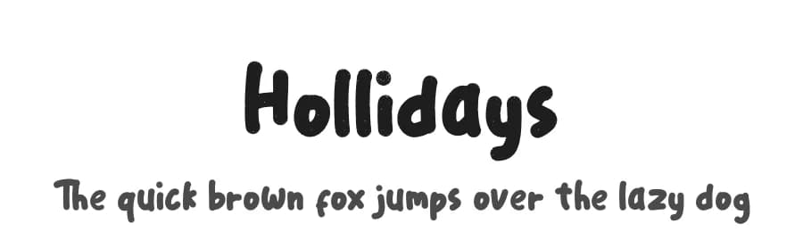 Hollidays by Creatype Studio — Script Handwritten Font
