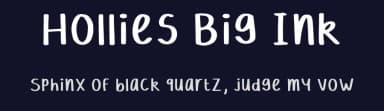 Hollies Big Ink by HollieInk — Script Handwritten Font — thumbnail 2