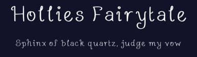 Hollies Fairytale by HollieInk — Script Handwritten Font — thumbnail 2