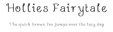 Hollies Fairytale by HollieInk — Script Handwritten Font — thumbnail 1