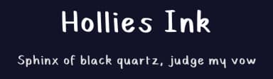 Hollies Ink by HollieInk — Script Handwritten Font — thumbnail 2