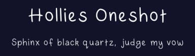 Hollies Oneshot by HollieInk — Script Handwritten Font — thumbnail 2