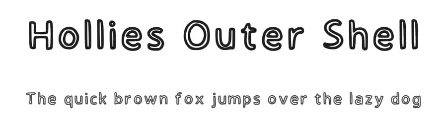 Hollies Outer Shell by HollieInk — Script Handwritten Font