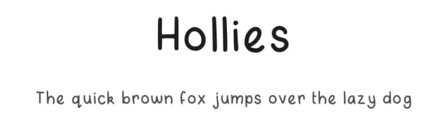 Hollies by HollieInk — Script Handwritten Font