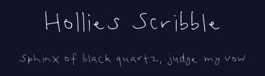 Hollies Scribble by HollieInk — Script Handwritten Font — thumbnail 2