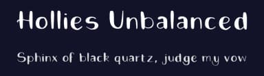 Hollies Unbalanced by HollieInk — Script Handwritten Font — thumbnail 2