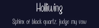 Holliwing by Coco Design — Script Handwritten Font — thumbnail 2