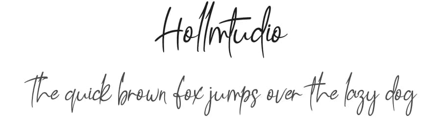 Hollmtudio by Gado Gado — Script Handwritten Font