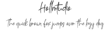 Hollmtudio by Gado Gado — Script Handwritten Font — thumbnail 1