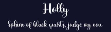 Holly by Bearytype — Script Handwritten Font — thumbnail 2