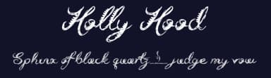 Holly Hood by JSH creates — Script Handwritten Font — thumbnail 2