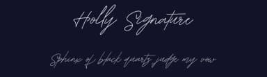 Holly Signature by Elbanadha Creative — Script Handwritten Font — thumbnail 2