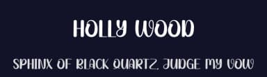 Holly Wood by Andi Moz — Script Handwritten Font — thumbnail 2