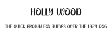 Holly Wood by Andi Moz — Script Handwritten Font — thumbnail 1
