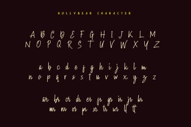 Hollybear Font by Runsell Graphic — Script Handwritten Font — thumbnail 4