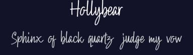 Hollybear by Runsell Studio — Script Handwritten Font — thumbnail 2