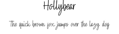 Hollybear by Runsell Studio — Script Handwritten Font — thumbnail 1
