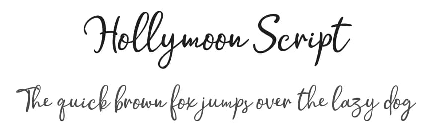 Hollymoon Script by Nico Muslib — Script Handwritten Font — preview 1