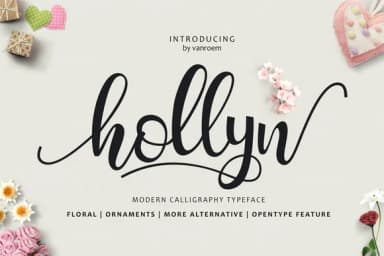 Hollyn Font by VanRoem — Script Handwritten Font — thumbnail 1