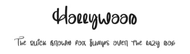 Hollywood by Scratchones — Script Handwritten Font — thumbnail 1
