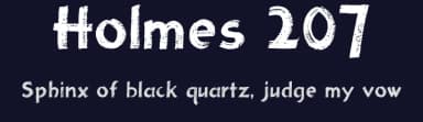 Holmes 207 by Jier207 — Script Handwritten Font — thumbnail 2