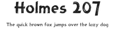 Holmes 207 by Jier207 — Script Handwritten Font — thumbnail 1