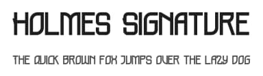 Holmes Signature by Riyadh Rahman — Script Handwritten Font — thumbnail 1