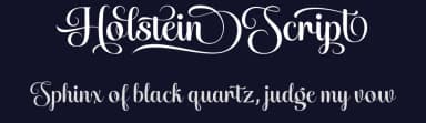 Holstein Script by Måns Grebäck — Script Handwritten Font — thumbnail 2