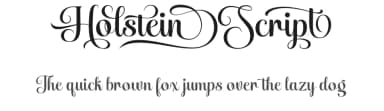 Holstein Script by Måns Grebäck — Script Handwritten Font — thumbnail 1