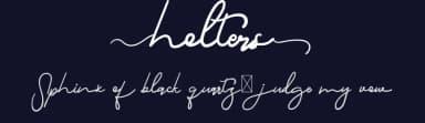 Holters by Calligraphy Fonts — Script Handwritten Font — thumbnail 2