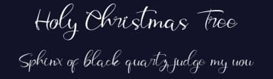 Holy Christmas Tree by Andrean Prabowo — Script Handwritten Font — thumbnail 2