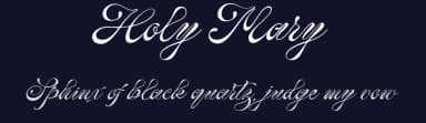 Holy Mary by Redy Studio — Script Handwritten Font — thumbnail 2