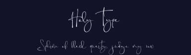 Holy Type by The Ocean Studio - Laire Banyu Sandi Pawenang — Script Handwritten Font — thumbnail 2