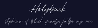 Holybuck by Saridezra — Script Handwritten Font — thumbnail 2