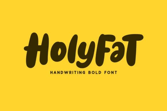 Holyfat Font by Weape Design — Script Handwritten Font