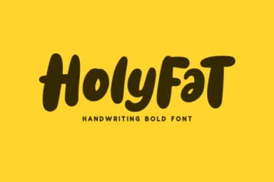 Holyfat Font by Weape Design — Script Handwritten Font — thumbnail 1