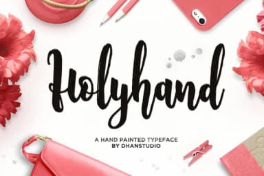 Holyhand Font by Dhan Studio — Script Handwritten Font — thumbnail 1