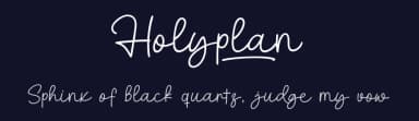Holyplan by Khurasan — Script Handwritten Font — thumbnail 2
