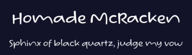 Homade McRacken by 7NTypes — Script Handwritten Font — thumbnail 2