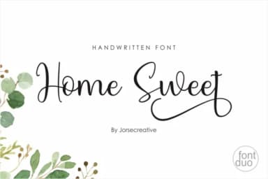 Home Sweet Font by Jorse Creative — Script Handwritten Font — thumbnail 1