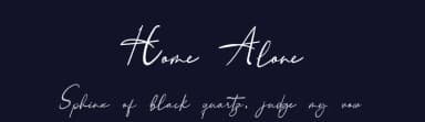 Home Alone by Erik Studio — Script Handwritten Font — thumbnail 2
