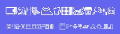 Home Appliances by Woodcutter — Dingbats Font — thumbnail 3