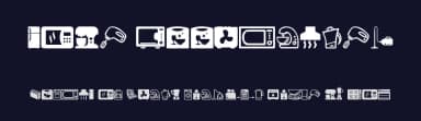 Home Appliances by Woodcutter — Dingbats Font — thumbnail 2