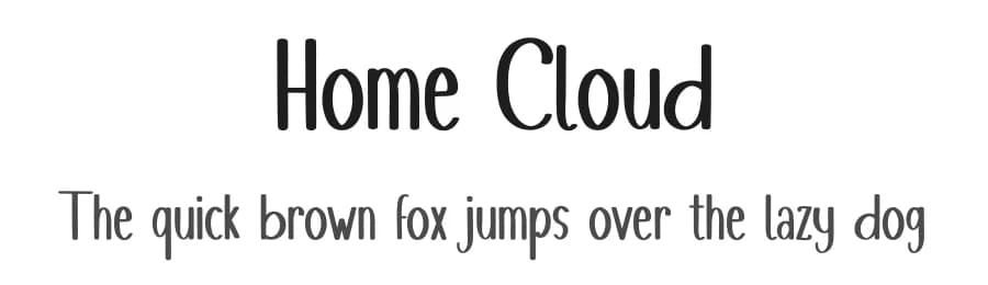 Home Cloud by One Design — Script Handwritten Font — preview 1
