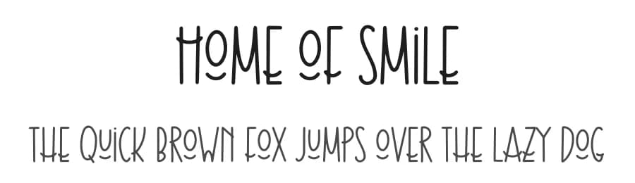 Home of Smile by Abo Daniel Studio — Script Handwritten Font