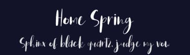 Home Spring by BrandSemut — Script Handwritten Font — thumbnail 2