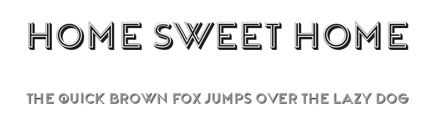 Home Sweet Home by Vladimir Nikolic — Sans Serif Font