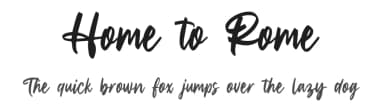 Home to Rome by Typefactoryco — Script Handwritten Font — thumbnail 1