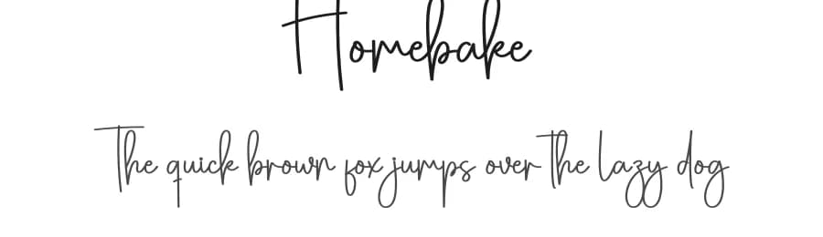 Homebake by Scratchones — Script Handwritten Font